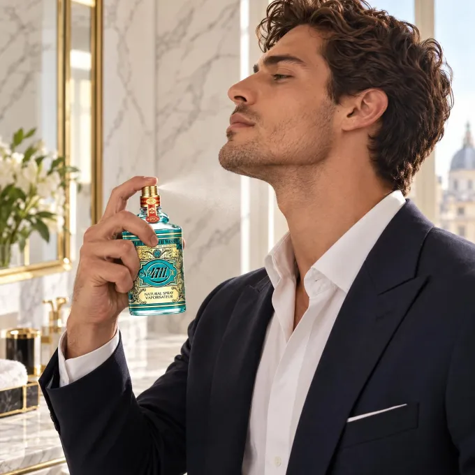 4711 Original Eau de Cologne Spray in ambientazione fresca e luminosa