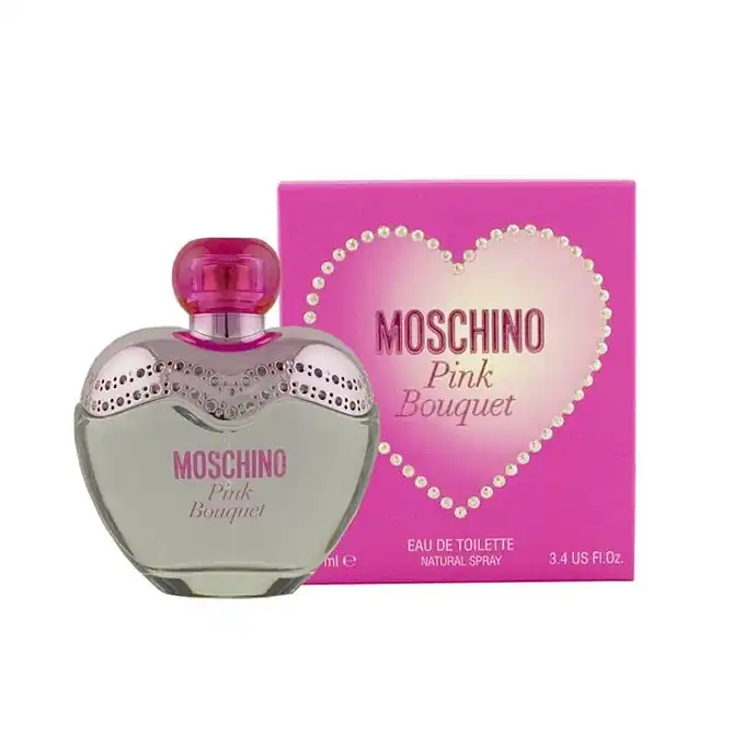 Moschino Pink Bouquet Eau de Toilette Donna 100 ml con scatola originale