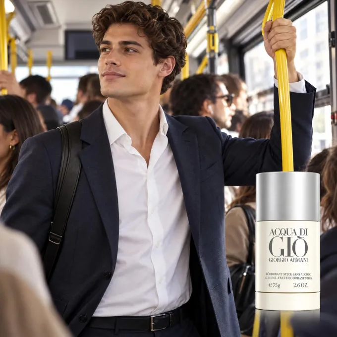 Deodorante Acqua Di Gio Uomo 75 g in ambiente fresco e sofisticato