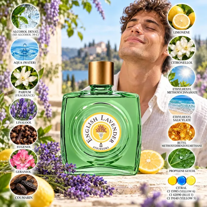 Illustrazione dedicata agli ingredienti di Atkinsons English Lavender Eau de Toilette 320 ml