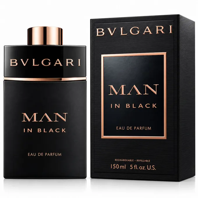Bvlgari Man In Black Eau de Parfum Uomo 150 ml con confezione