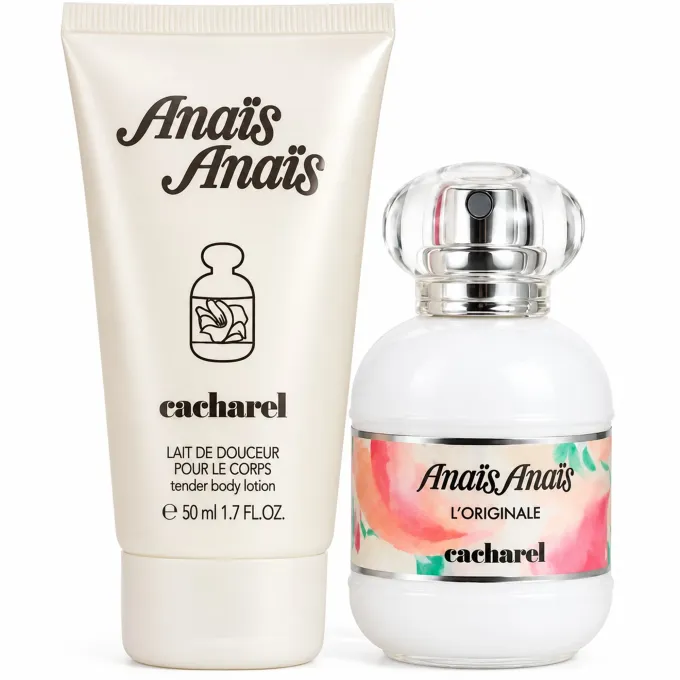 Flacone Cacharel Anais Anais Eau de Toilette 30 ml incluso nel set donna con lozione corpo