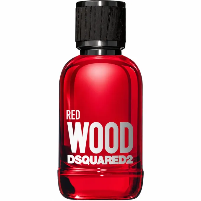Flacone Dsquared2 Red Wood profumo donna Eau de Toilette 100 ml visto da vicino