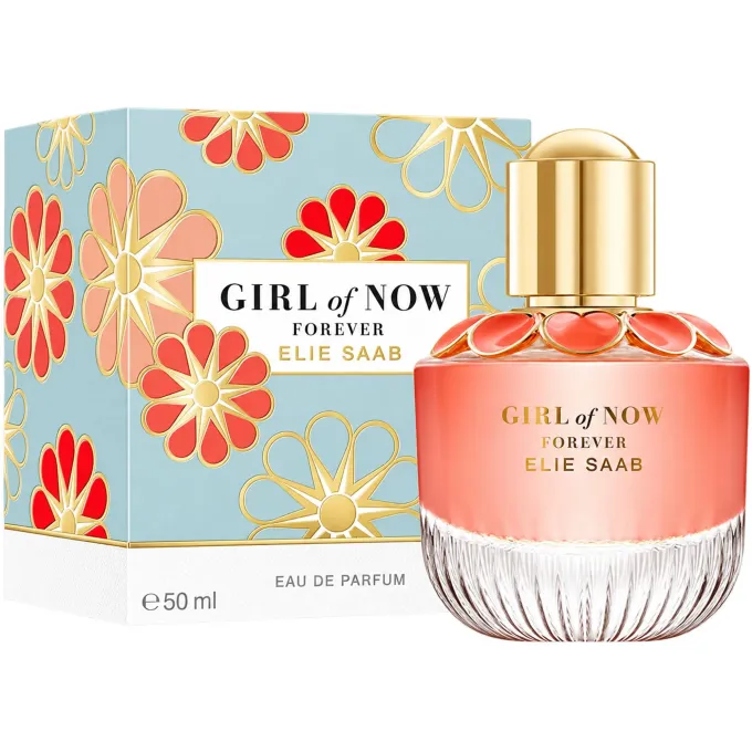 Elie Saab Girl of Now Forever Eau de Parfum Donna 50 ml con flacone e confezione originale