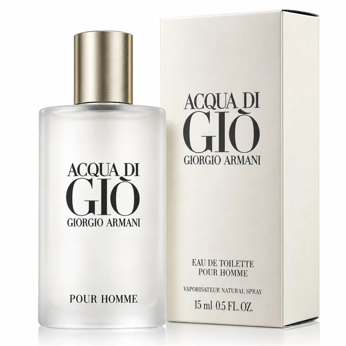 Giorgio Armani Acqua di Gi&ograve; Eau de Toilette Uomo 15 ml con confezione
