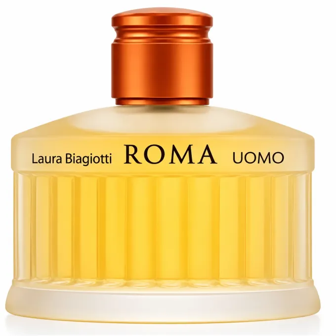 Flacone del profumo maschile Laura Biagiotti Roma Uomo Eau de Toilette 125 ml