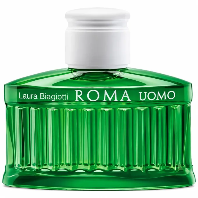 Laura Biagiotti Roma Uomo Green Swing EDT 125 ml, flacone del profumo da uomo