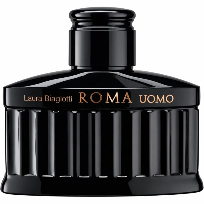 Flacone da 125 ml di Laura Biagiotti Roma Uomo Nero Estremo Eau de Parfum Intense