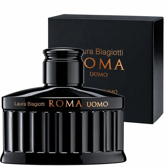 Profumo Laura Biagiotti Roma Uomo Nero Estremo EDP Intense 125 ml con confezione