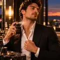 Bvlgari Man In Black profumo uomo in elegante ambiente serale
