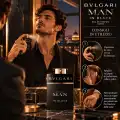 Come applicare Bvlgari Man In Black 150 ml su collo e polsi