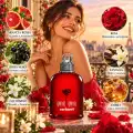 Ingredienti e note della fragranza Cacharel Amor Amor Eau de Toilette donna 50 ml illustrati