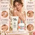 Consigli di utilizzo Cacharel Anais Anais Set Donna con applicazione della crema corpo e del profumo sulla pelle