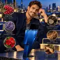 Illustrazione delle note olfattive di Carolina Herrera Bad Boy Cobalt Eau de Parfum Uomo 100 ml