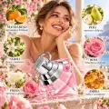 Illustrazione degli ingredienti e delle note olfattive di Chopard Pink Wish Eau de Toilette 75 ml
