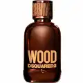 Primo piano del flacone Wood di Dsquared2 Eau de Toilette uomo da 50 ml