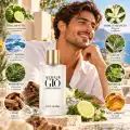 Note olfattive Acqua di Gi&ograve; con bergamotto note marine rosmarino cedro e patchouli