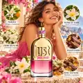 Rappresentazione artistica degli ingredienti olfattivi di Just Cavalli For Her Eau de Toilette 90 ml