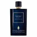 Bottiglia blu scuro con dettagli dorati di Simone Andreoli Mandorla del Sud EDP Intense 100 ml