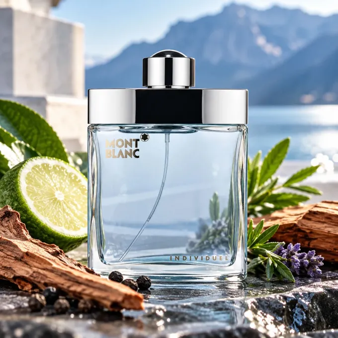 Montblanc Individuel 75 ml in ambientazione fresca e maschile