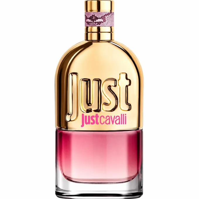 Flacone Just Cavalli For Her Eau de Toilette 90 ml donna con dettagli del design Roberto Cavalli