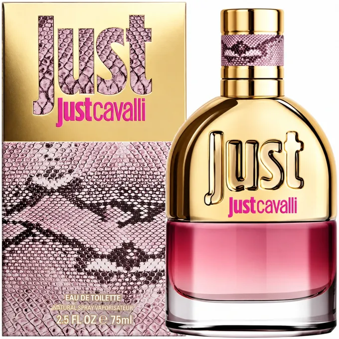 Roberto Cavalli Just Cavalli For Her Eau de Toilette Donna 90 ml con flacone e confezione originale