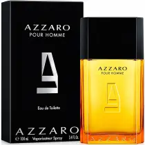 Azzaro Pour Homme Eau de Toilette 100 ml con il flacone affiancato alla confezione