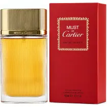 Cartier Must Eau de Toilette Donna 100 ml con flacone e confezione originale