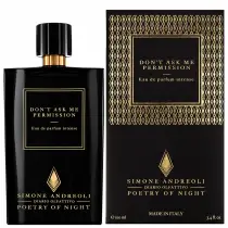 Confezione e flacone di Simone Andreoli Don&rsquo;t Ask Me Permission EDP Intense unisex 100 ml